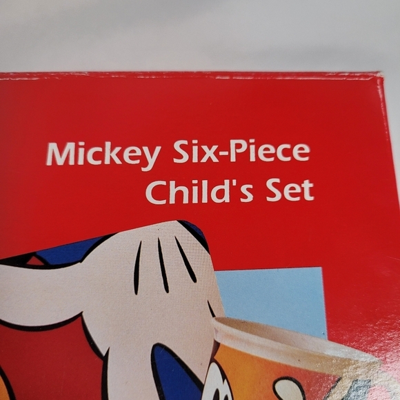 NIB Mickey & Co Mickey Mouse 6 Piece Child's Dish Set - Picture 2 of 9